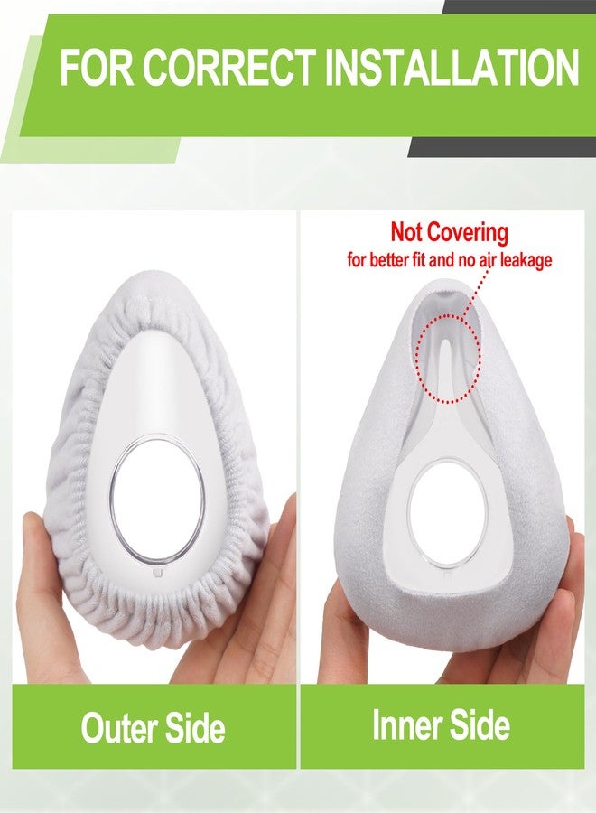 MEDICOLOR Replacement Cushion for F20 Large Along with 2 Mask Liners, Washable Reusable Cushion Covers, Secure Fit, Reduced Air Leaks, and Enhanced Comfort - Image 4